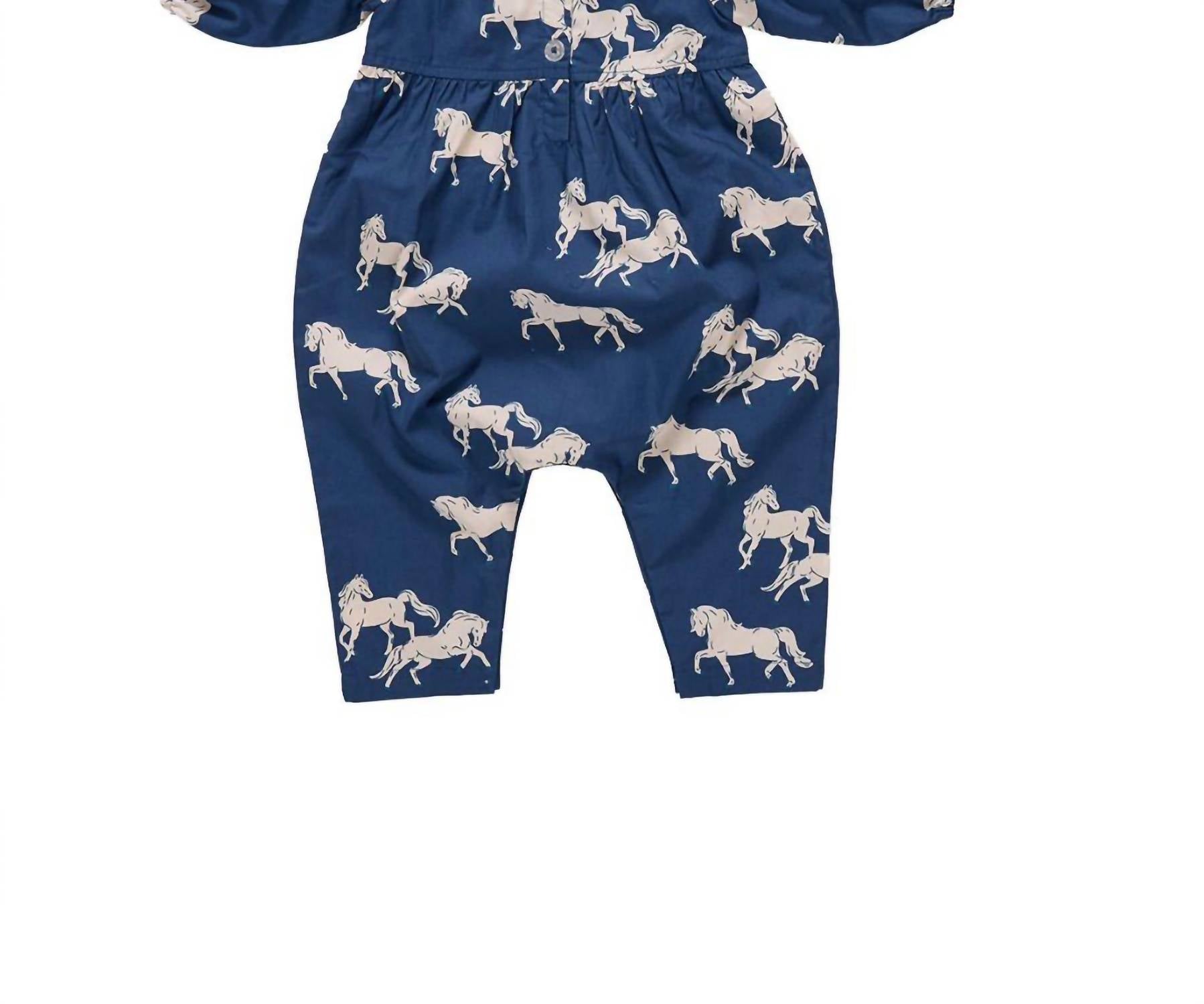 PINK CHICKEN Kid's Katya Jumper in wild horses - kids' item - detail view
