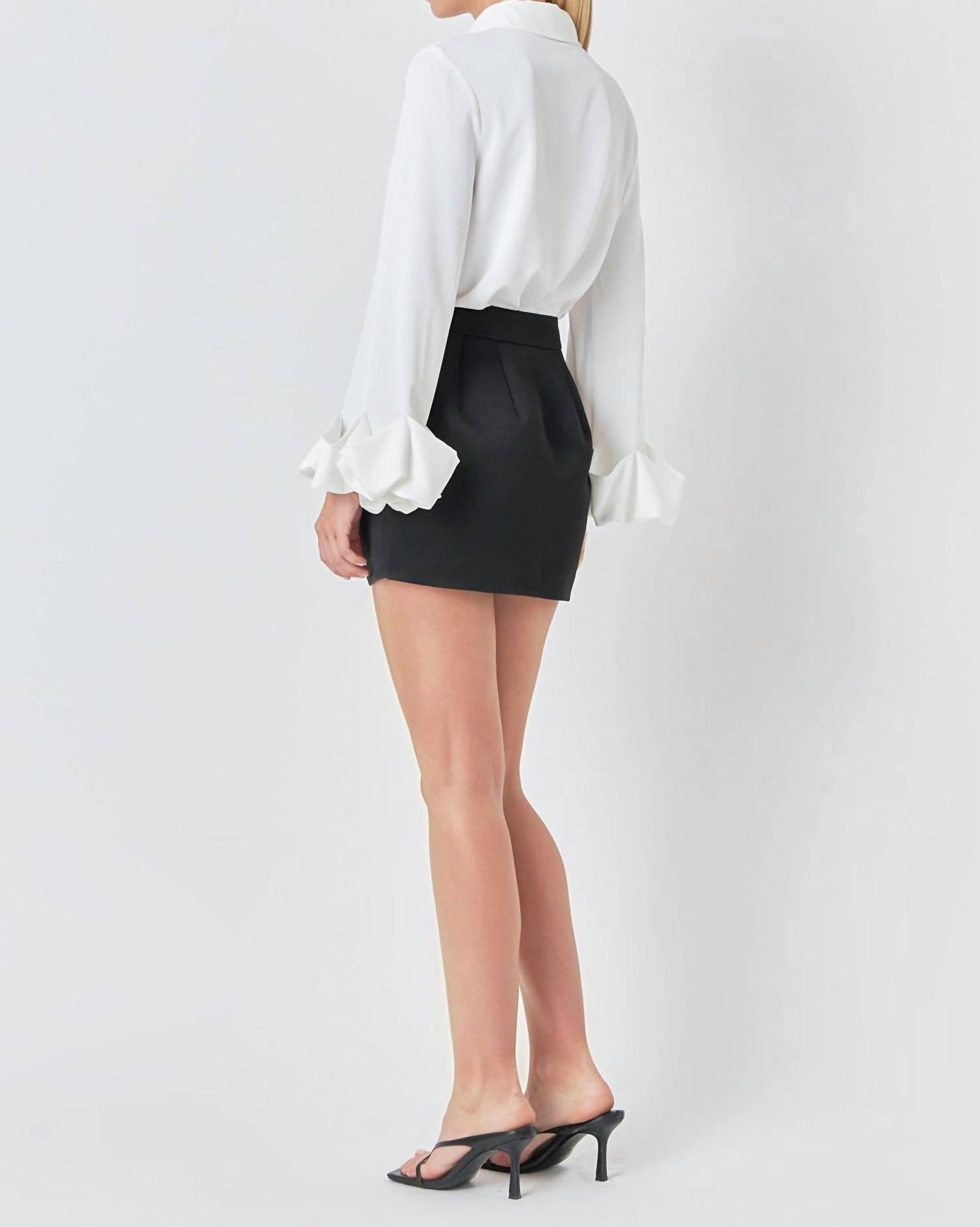 Endless Rose - Satin Mini Skirt