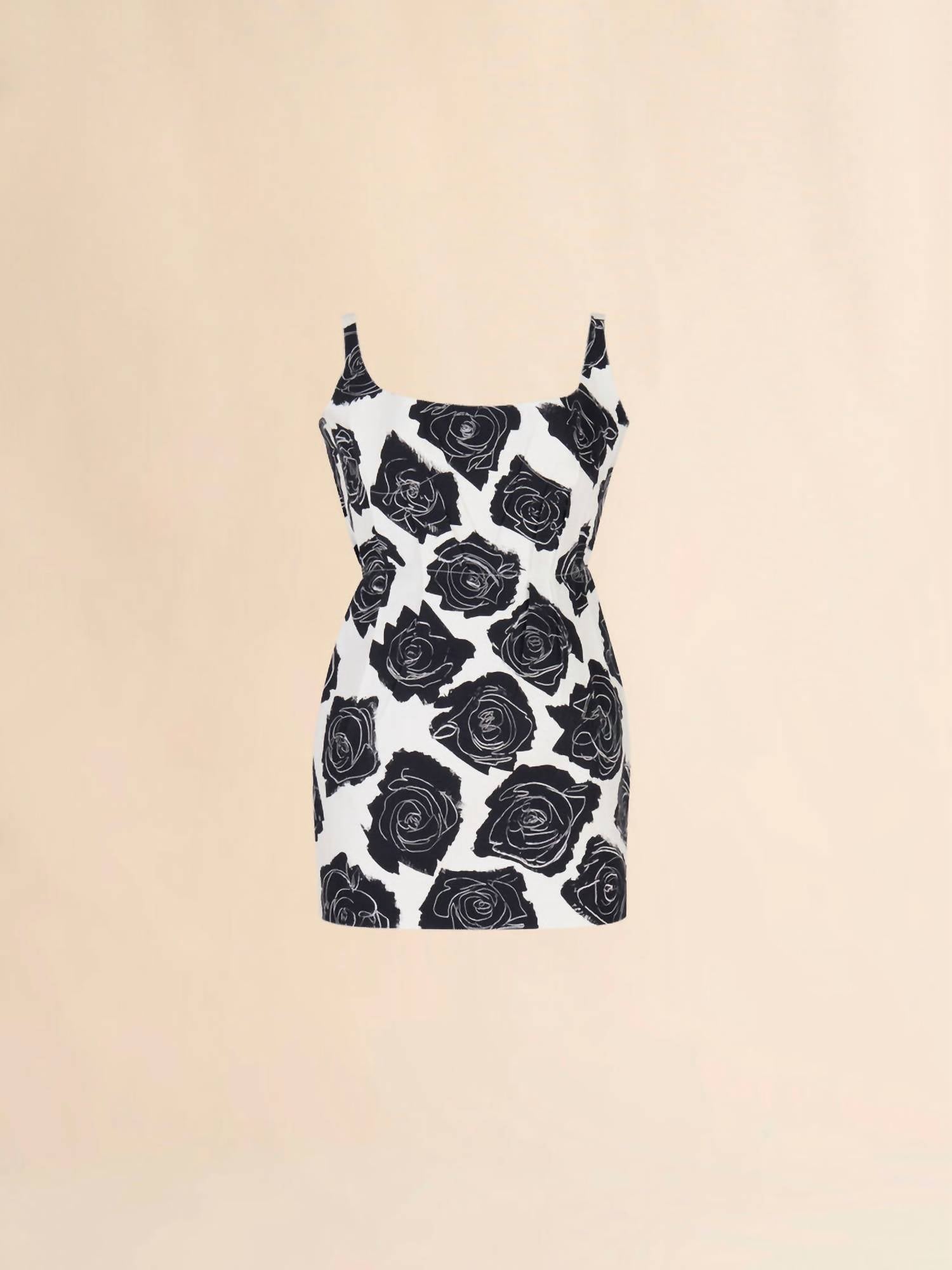 Marni - Luna Print Bonded Poplin Mini Dress
