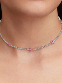 Pandora - Flower Tennis Necklace