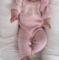 Luna & Luca - Kid's Daisy Knit Jumpsuit