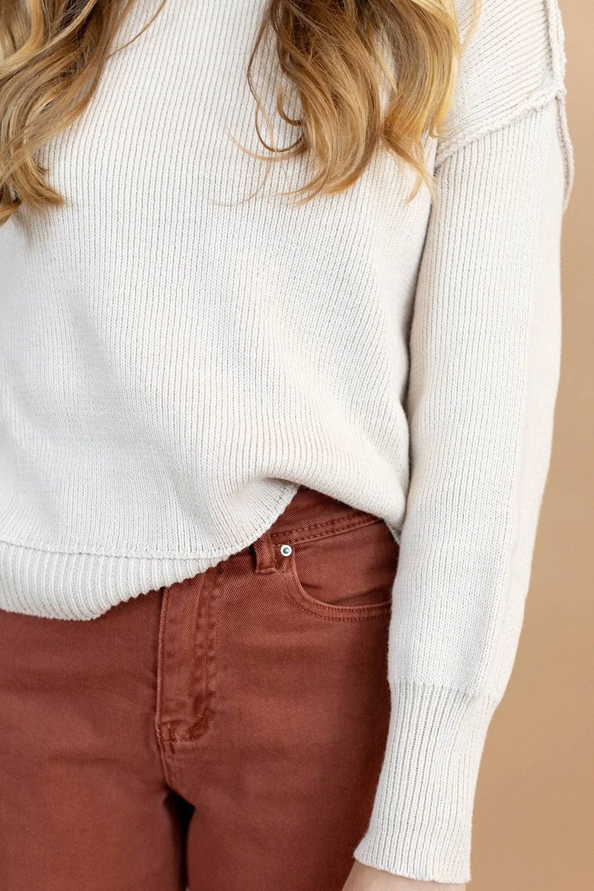Tea N Rose - Rosie Mockneck Sweater