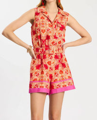 Tyler Boe - Randi Linen Motif Romper