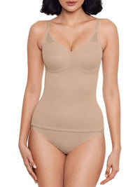 Miraclesuit Sexy Sheer Shaping Cami in beige - women's shirt
