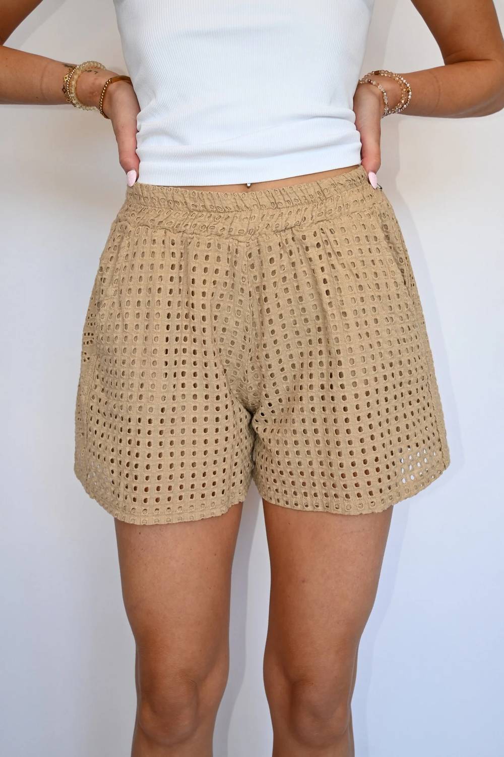 Vintage Havana - Eve's Eyelet Shorts
