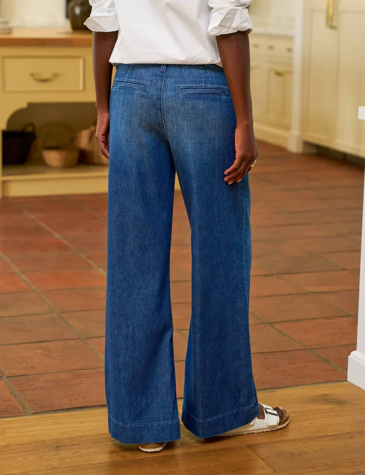 Frank & Eileen - West Village Nyc Wide Leg Trouser