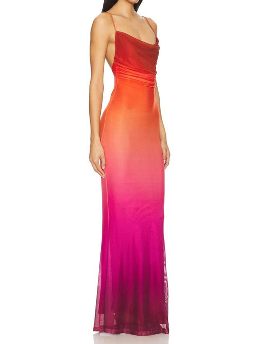 Luxxel - Mesh Maxi Dress