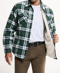 Jachs New York - Sherpa Lined Flannel Shirt Jacket