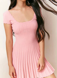 Loveshackfancy - Evaluna Stretch Pointelle Mini Dress