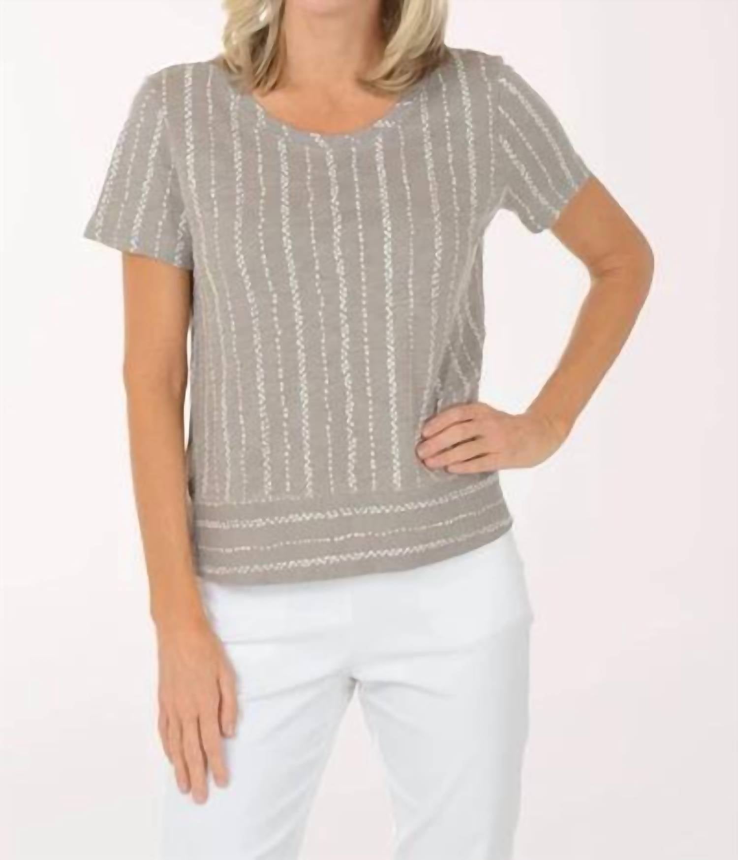 Escape By Habitat - Driftwood Stripe Dockside Tee