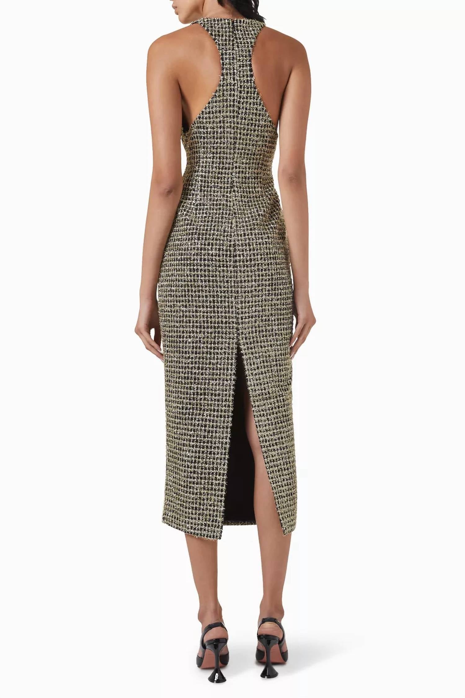 Sau Lee - Anthea Tweed Midi Dress