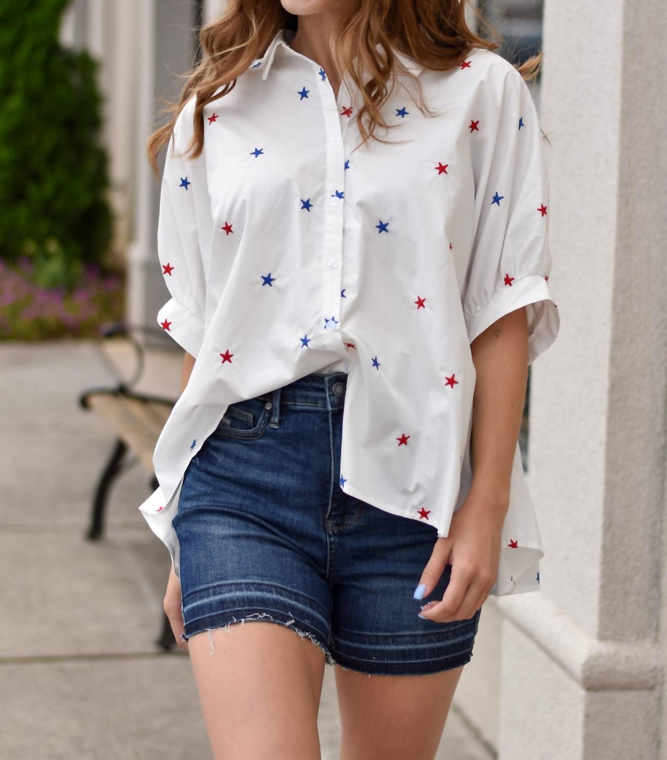 Day + Moon - All-American Babe Button Up Top