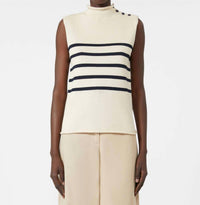 Weekend Max Mara Trofeo Sleeveless Knit Sweater in ivory - women's sweater