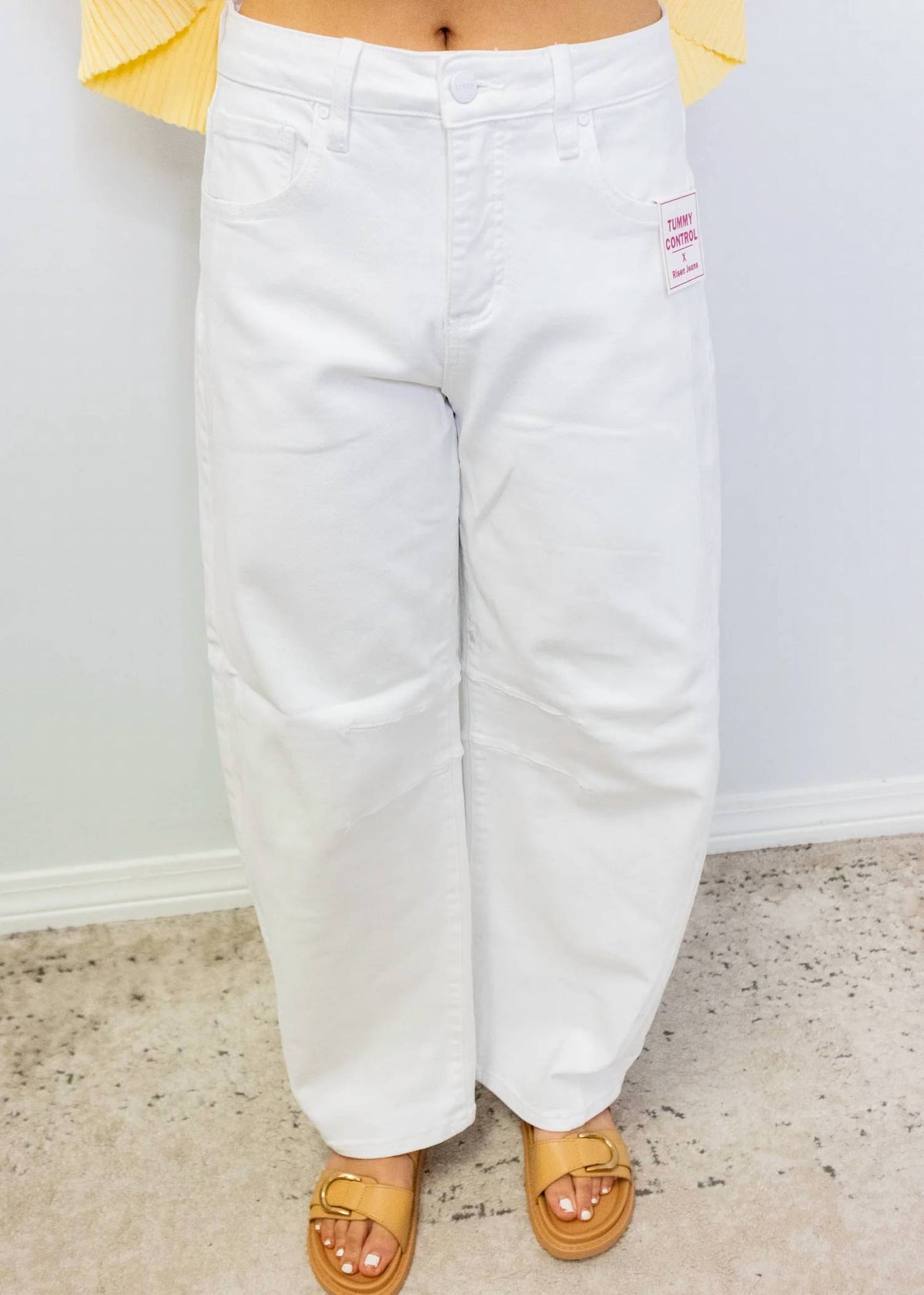 Risen - Tummy Control Slouchy Ankle Barrel Pants