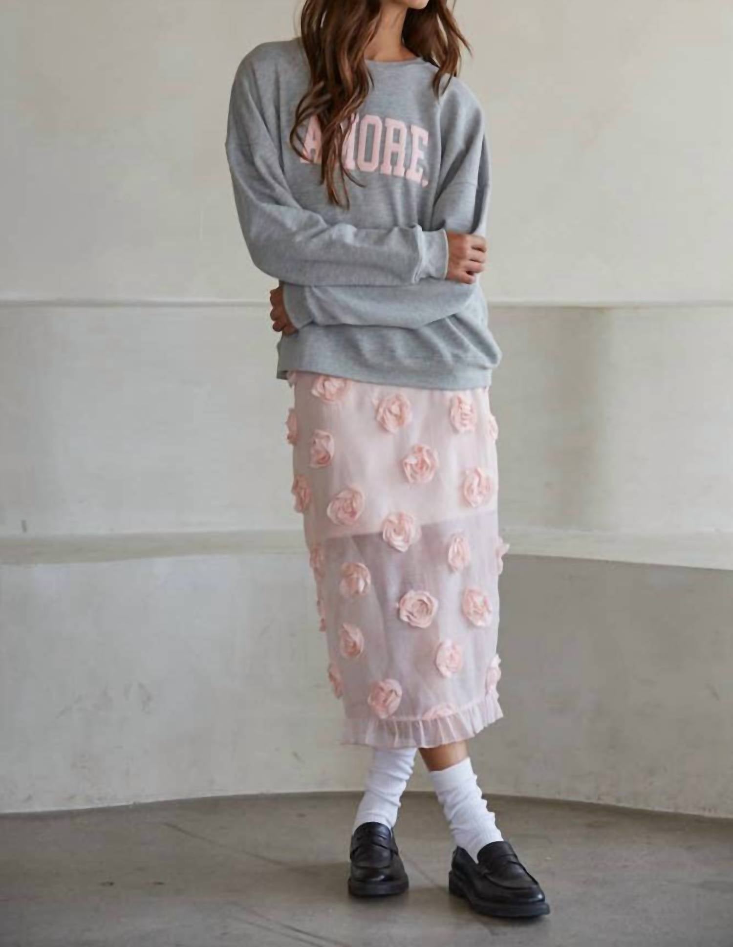 By Together - Amore French Terry Pullover Sweater