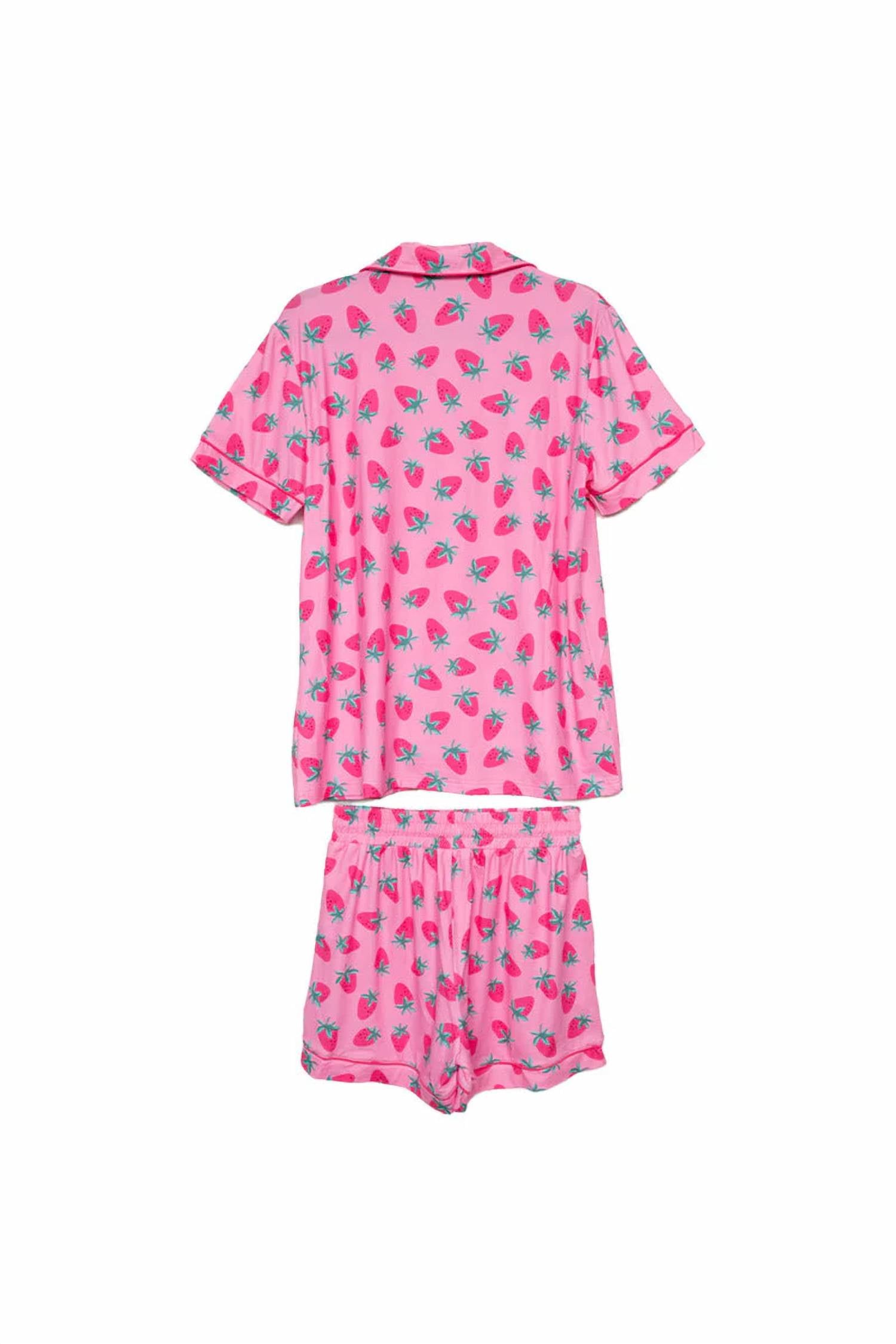 Katydid - Strawberry Print Loungewear Set