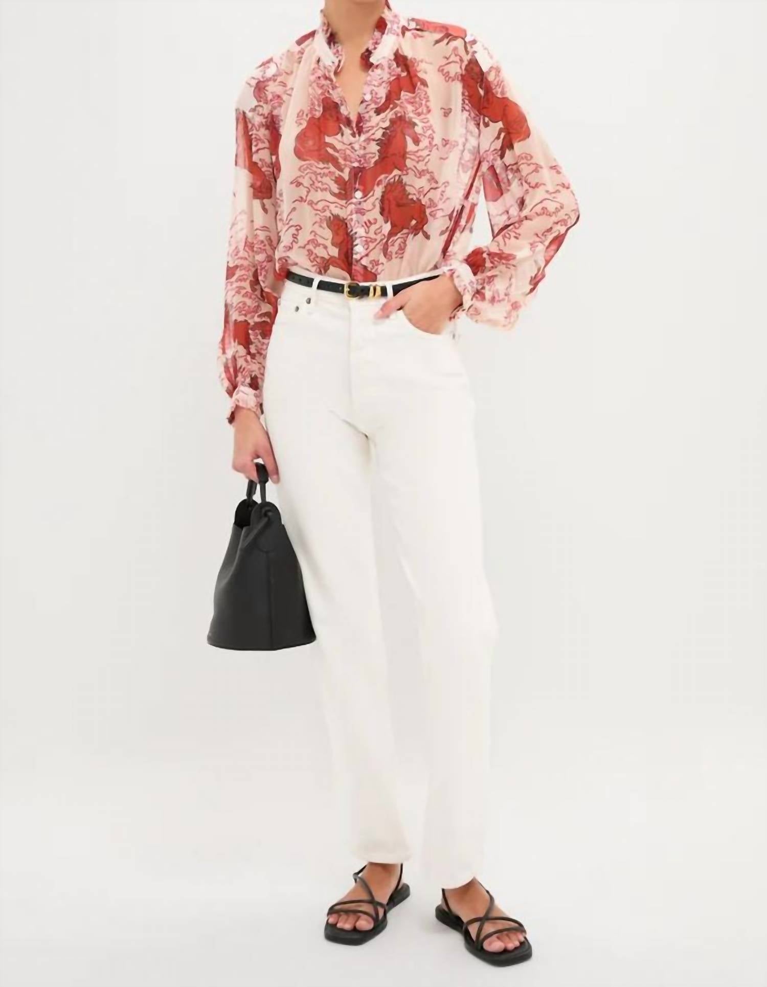 Alix Of Bohemia - Poet Rouge Pegasus Blouse