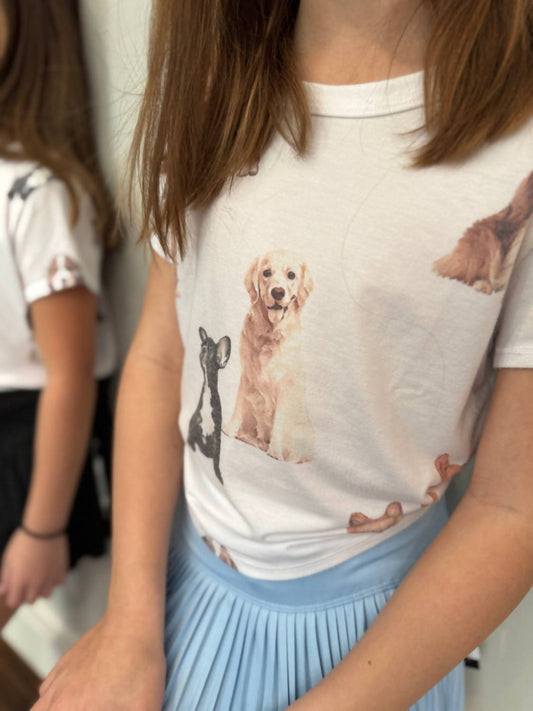 T2Love - Girl's Puppy Love Boxy Tee