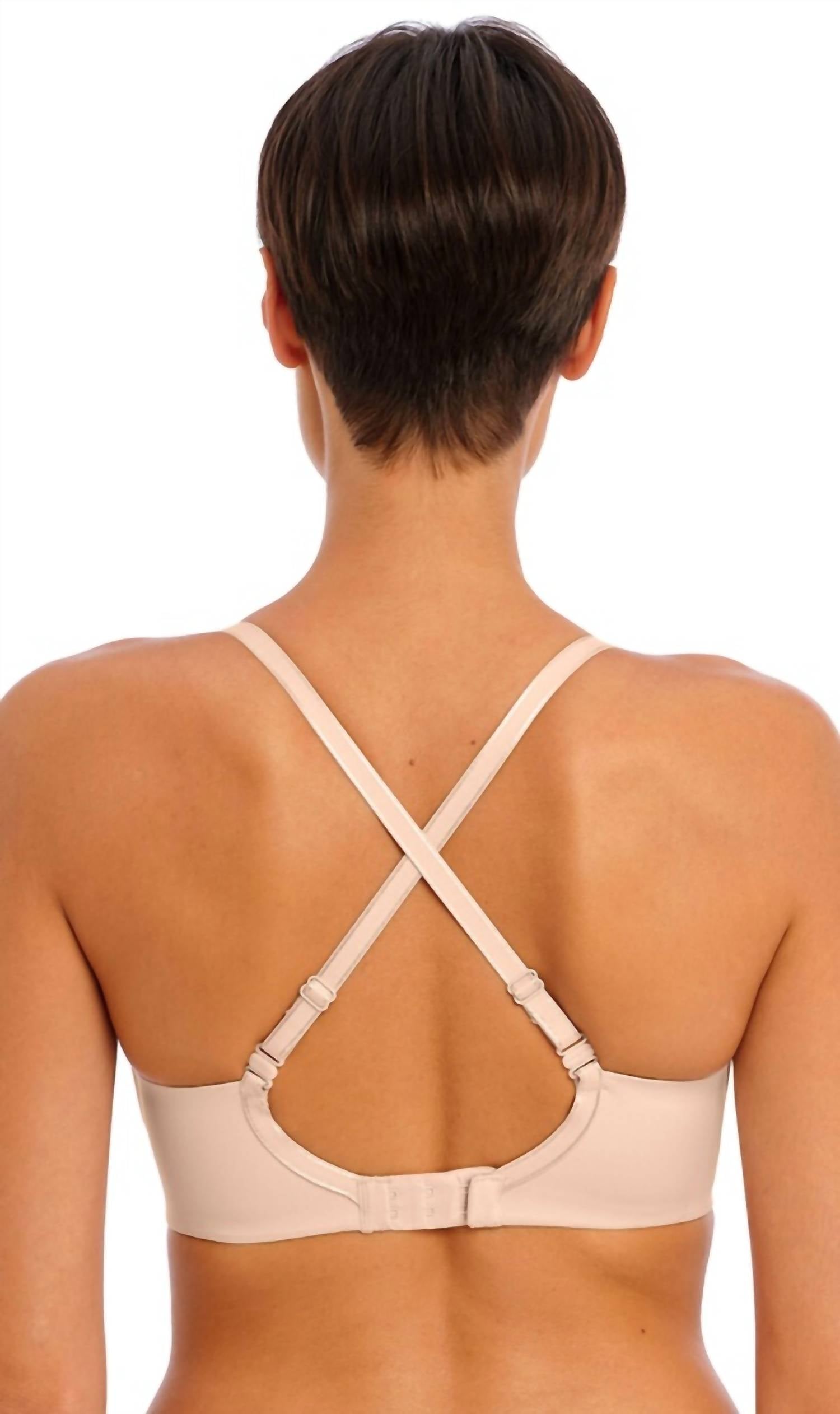 Freya Undetected T-shirt Bra in natural beige - women's intimate - detail view