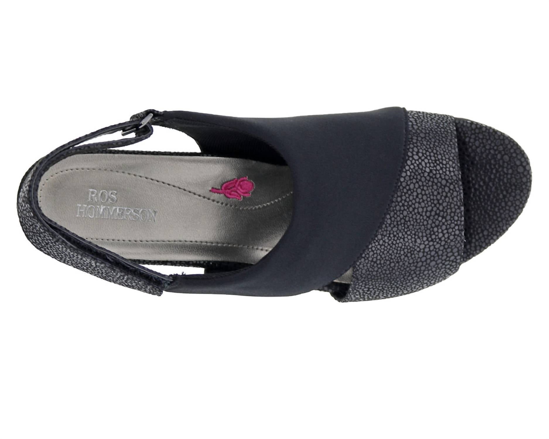 Ros Hommerson Women's Venture Wedge Heel Sandals in black combo - women's sandal - view 6