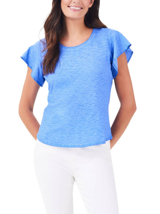 Nic + Zoe - Flutter Short Sleeve Top