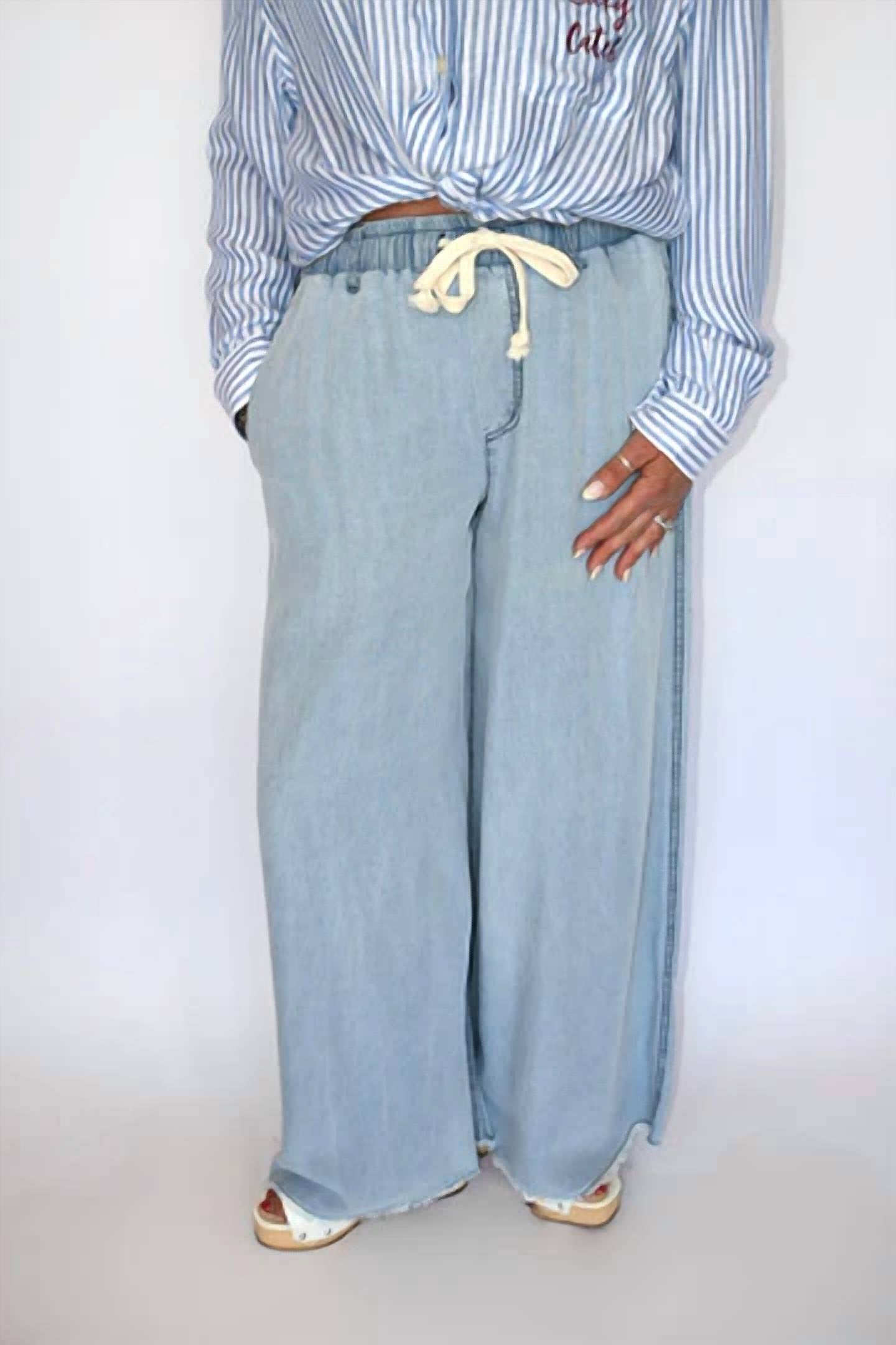 Vintage Havana - Tessa Tencel Wide Leg pant
