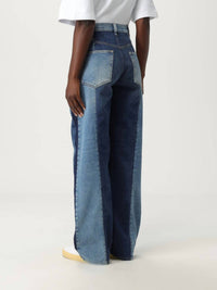 Gucci - Pre-loved Straight Cut Jean With Patchwork Effect