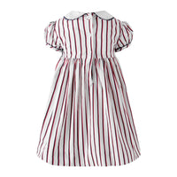 Rachel Riley - Kids' Sailboat Smocked Stripe Dress And Bloomers