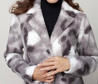 Charlie B - Printed Boucle Knit Coat