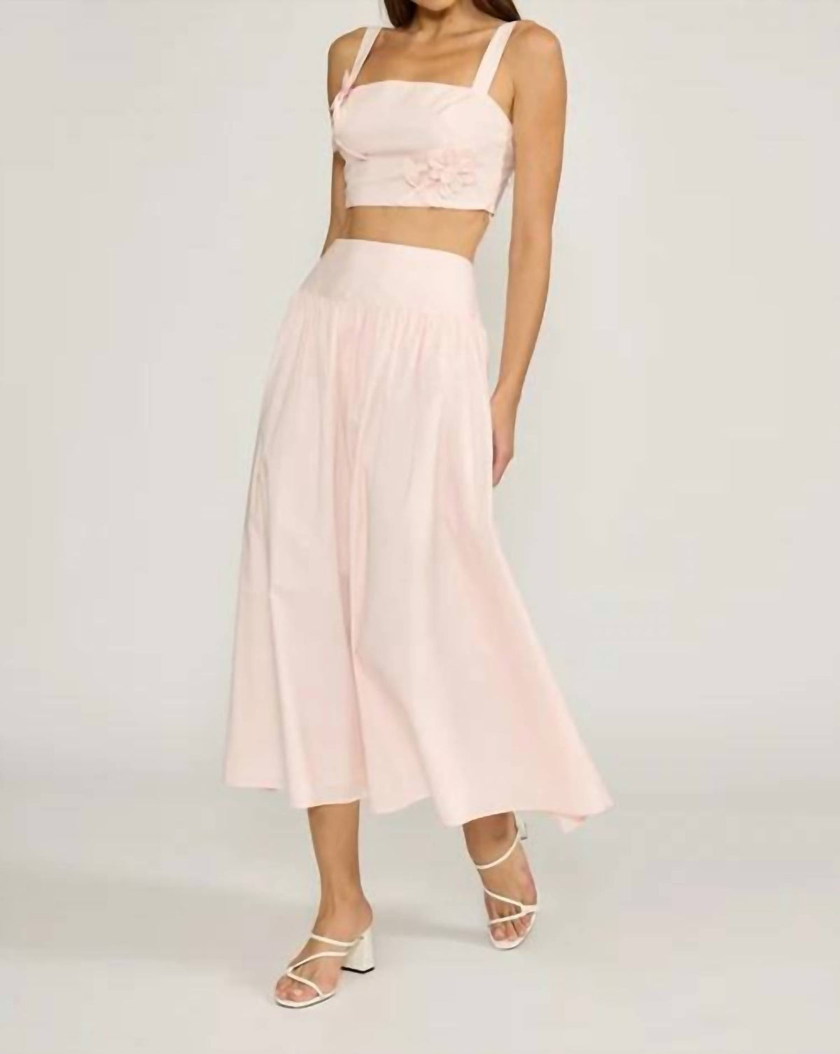 Lucy Paris - Luna Flower Top & Skirt Set