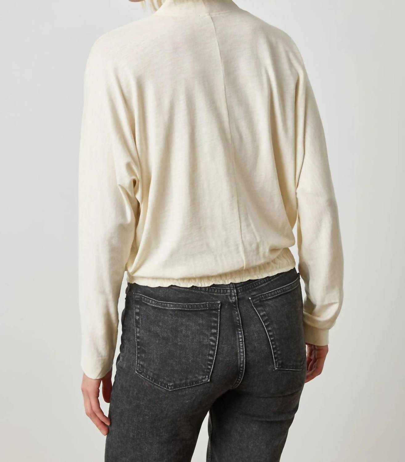 Lilla P - Shawl Collar Wedge Top