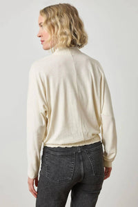 Lilla P - Shawl Collar Wedge Top