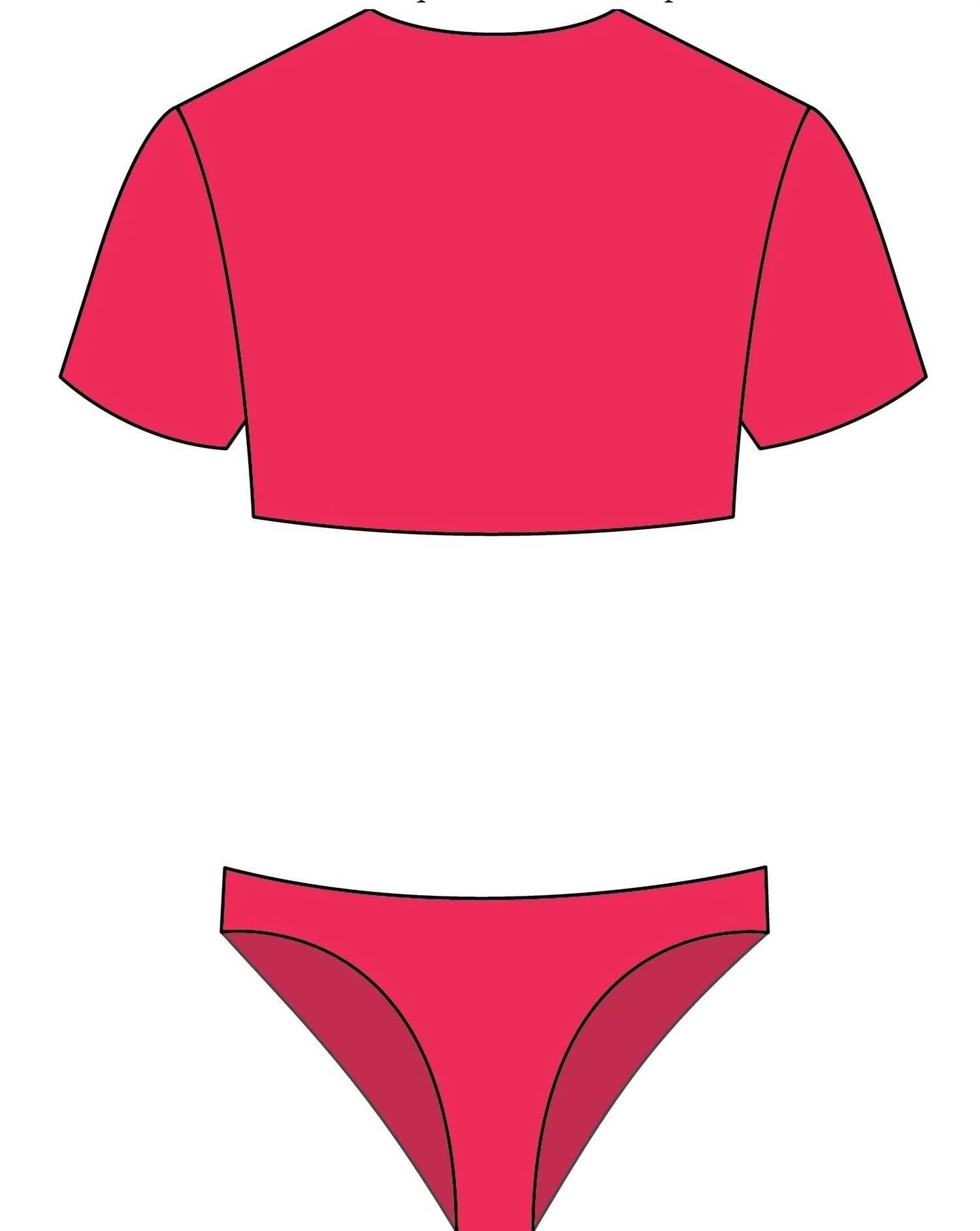 MALIBU CROP BIKINI TOP
