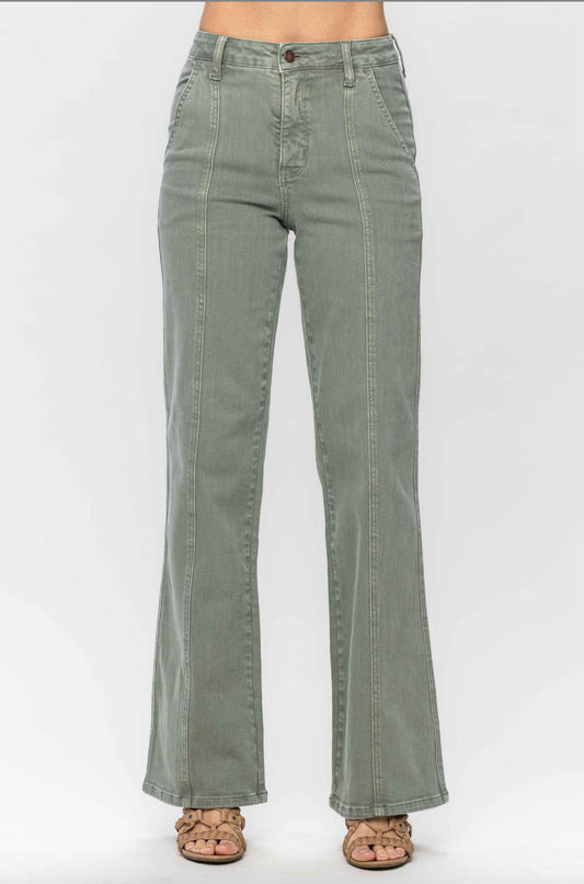 Judy Blue - Front Seam Straight Fit Jeans