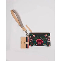 Consuela - Women's Ava Combi Embroidered Wristlet Wallet