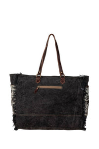 Myra Bag - Women's Cross Stitched Weekender Bag