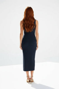 Able - Cross-front Halter Maxi Dress
