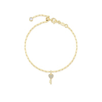 Lafonn Women's Key To Forever Bracelet in gold - women's jewelry
