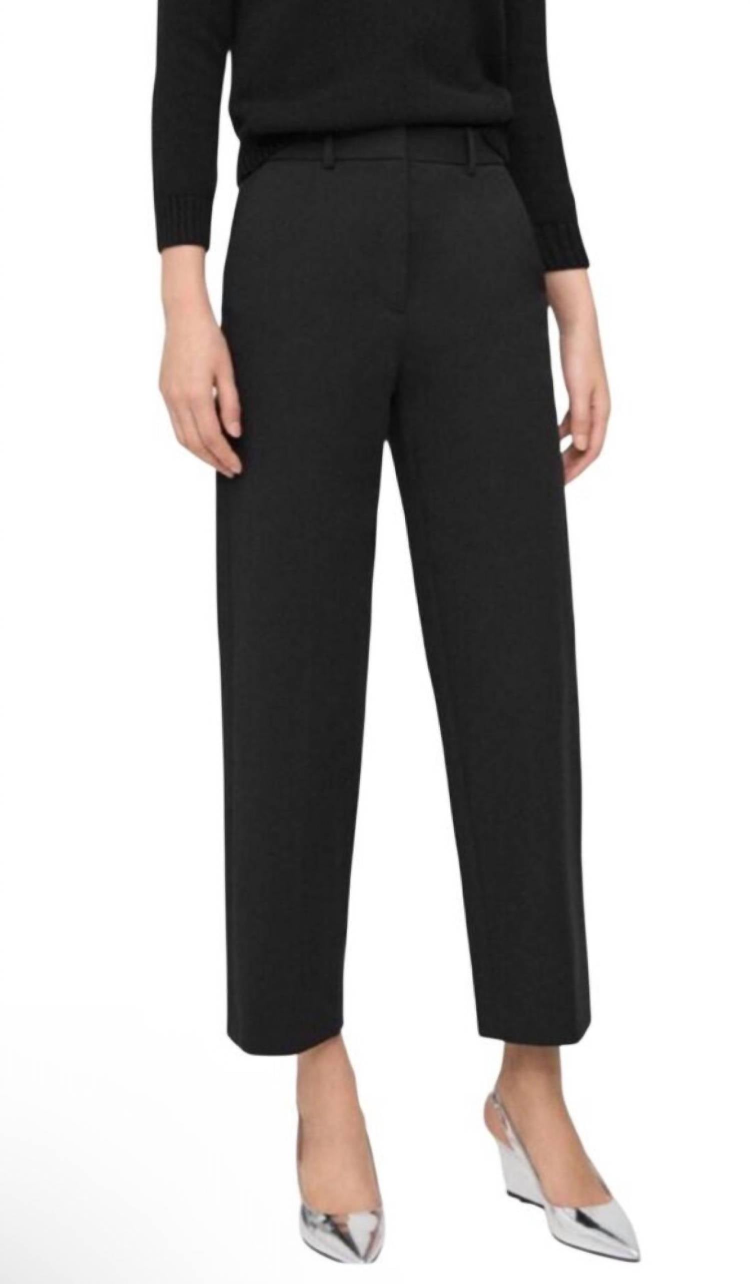 Theory - High-waist Straight Pant