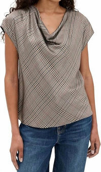 Vince - Pressed Plaid Blouse