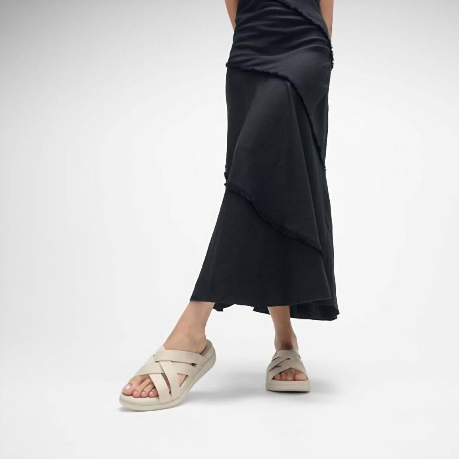Fitflop - Women's F-mode Go Webbing Flatform Strappy Slides
