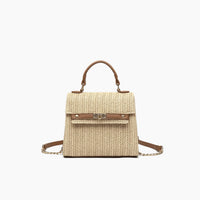 Like Dreams - Women's Neo Pastel Straw Crossbody Bag