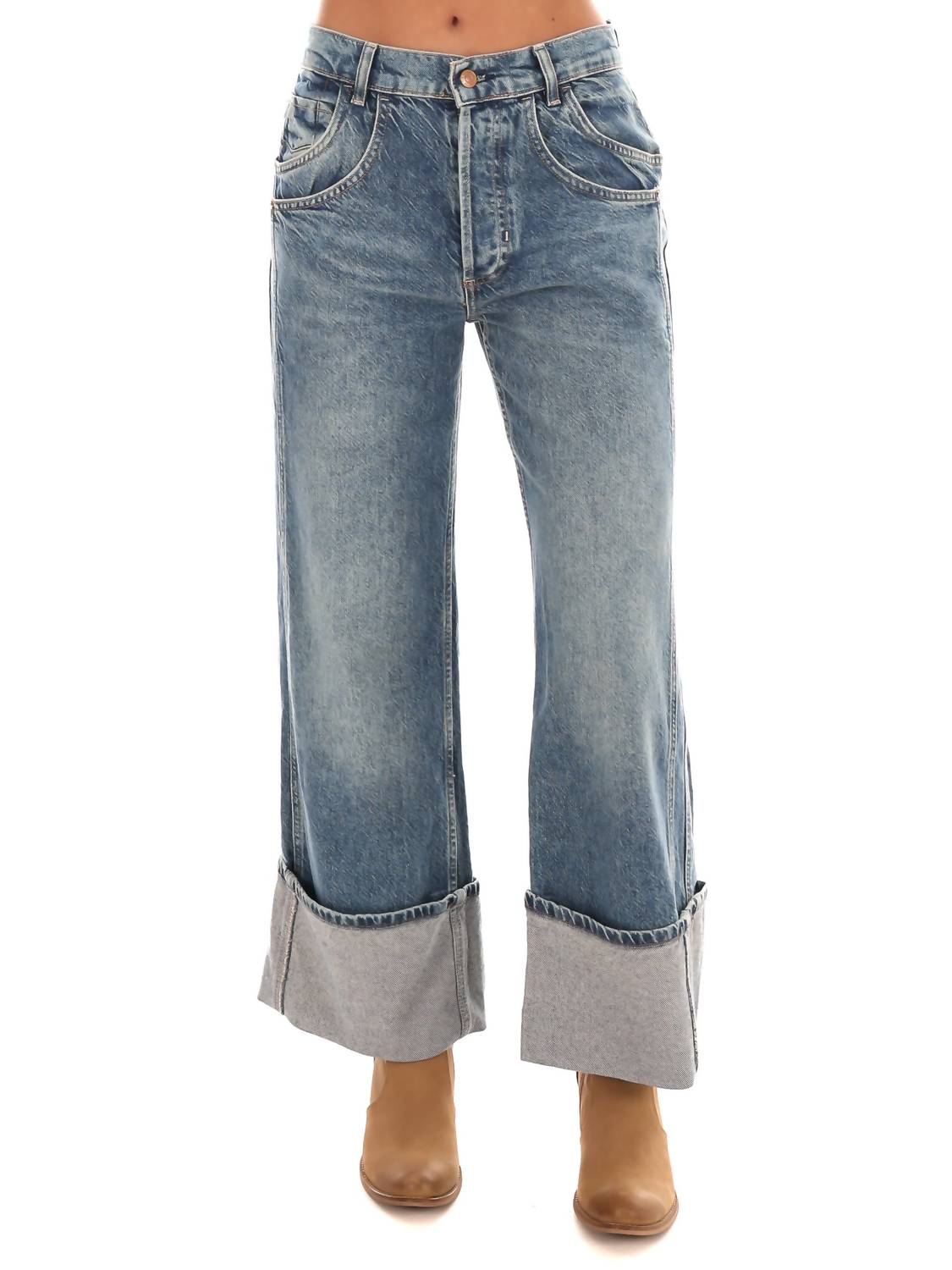 Free People Final Countdown Mid Rise Jeans in zero - women's jeans