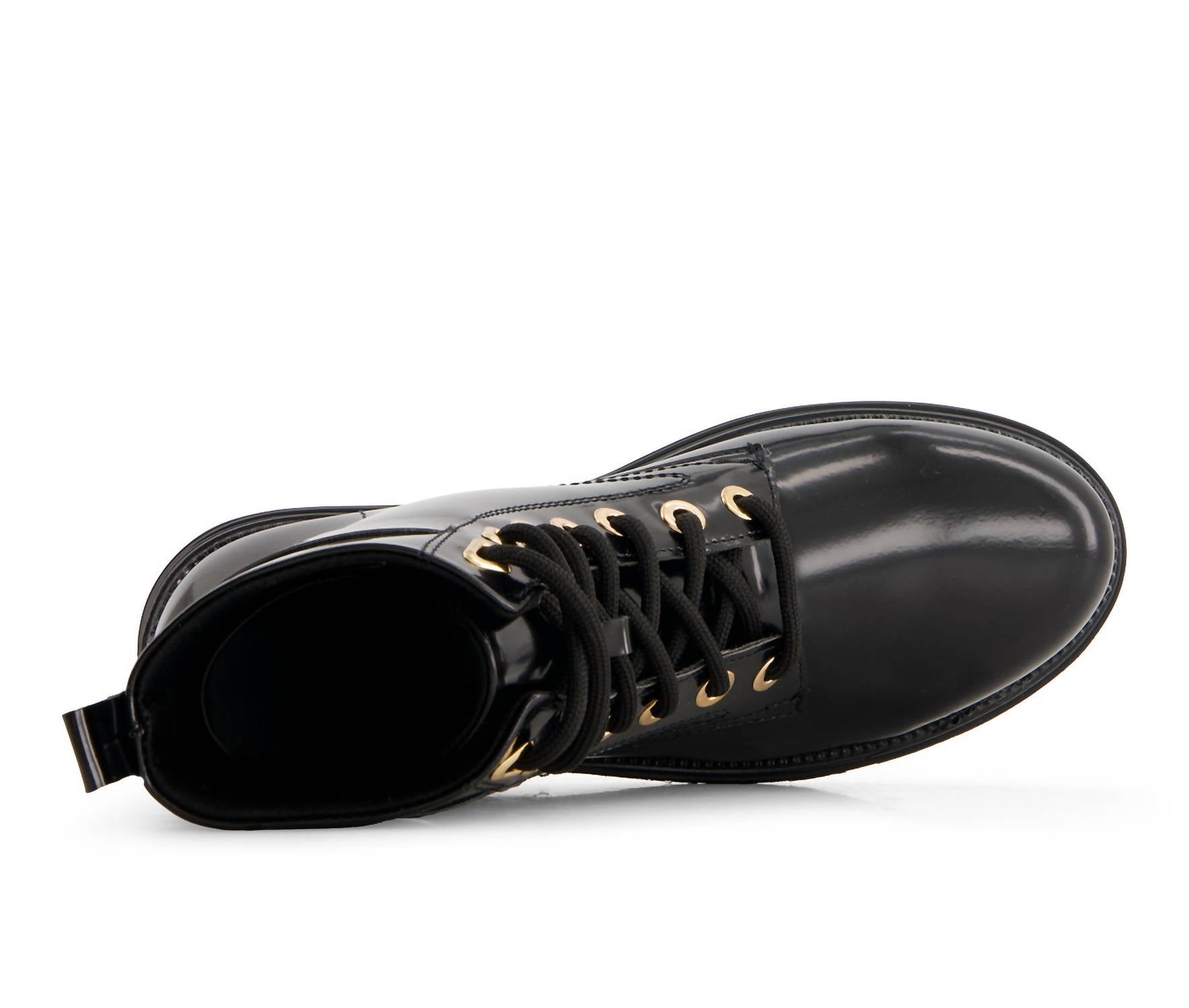Andrea - Women's Patent With Bag Boots