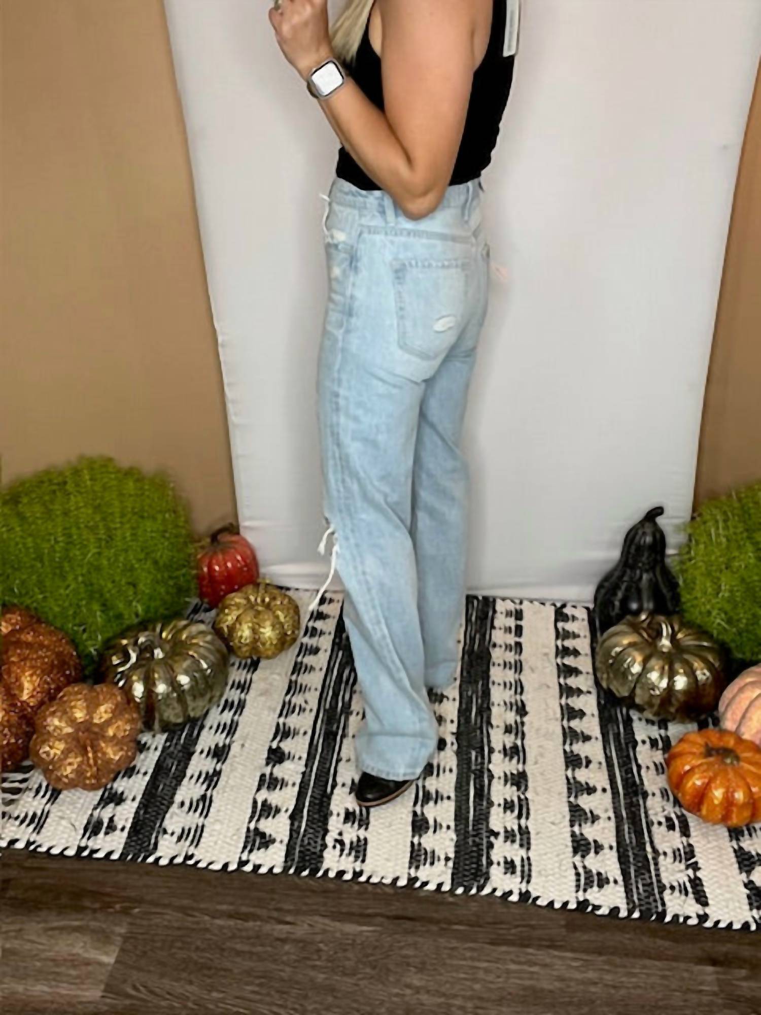 VERVET BY FLYING MONKEY High Rise Flare Jeans in vintage - women's jeans - alternate view