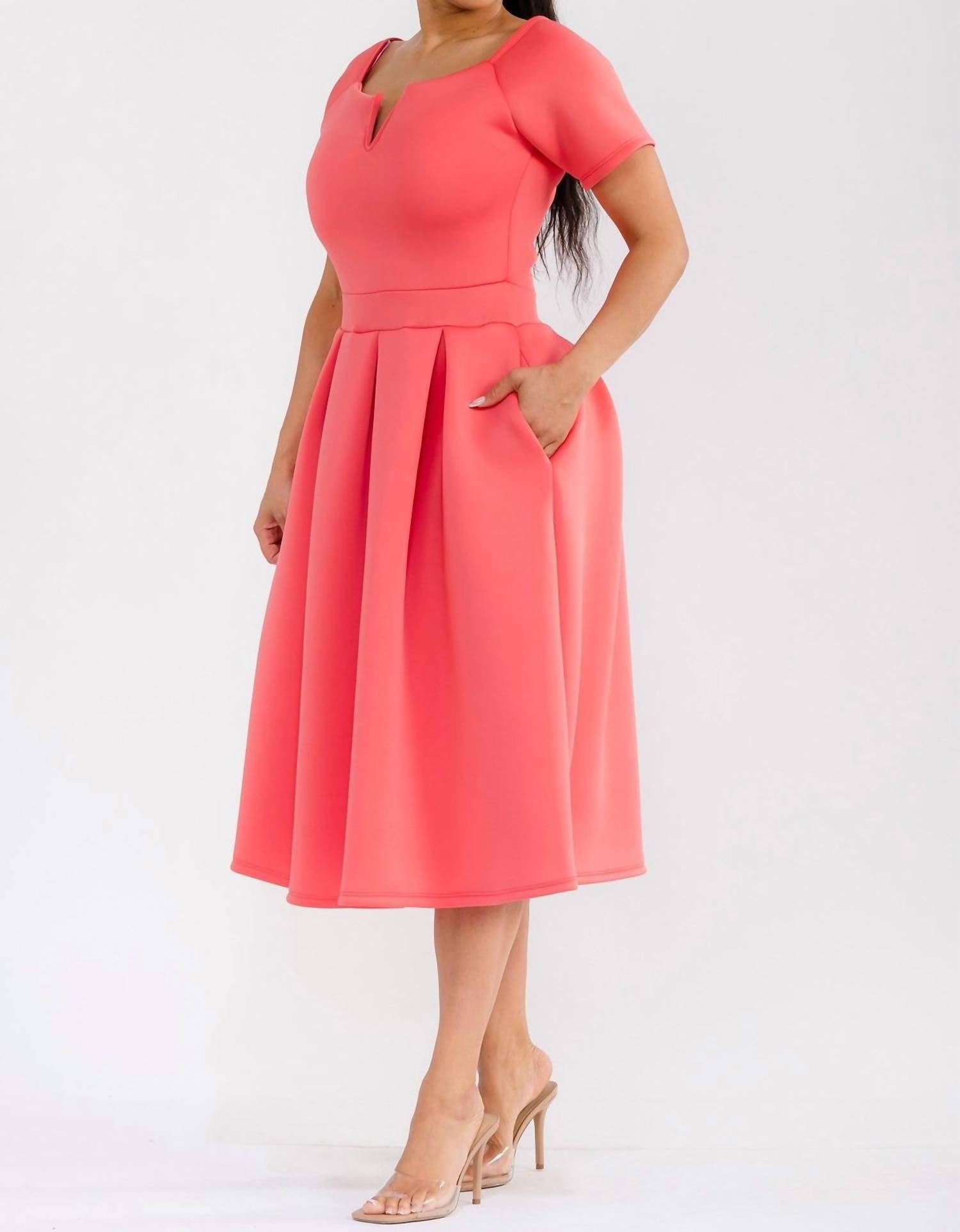 Karen Kane - Pleated Midi Dress