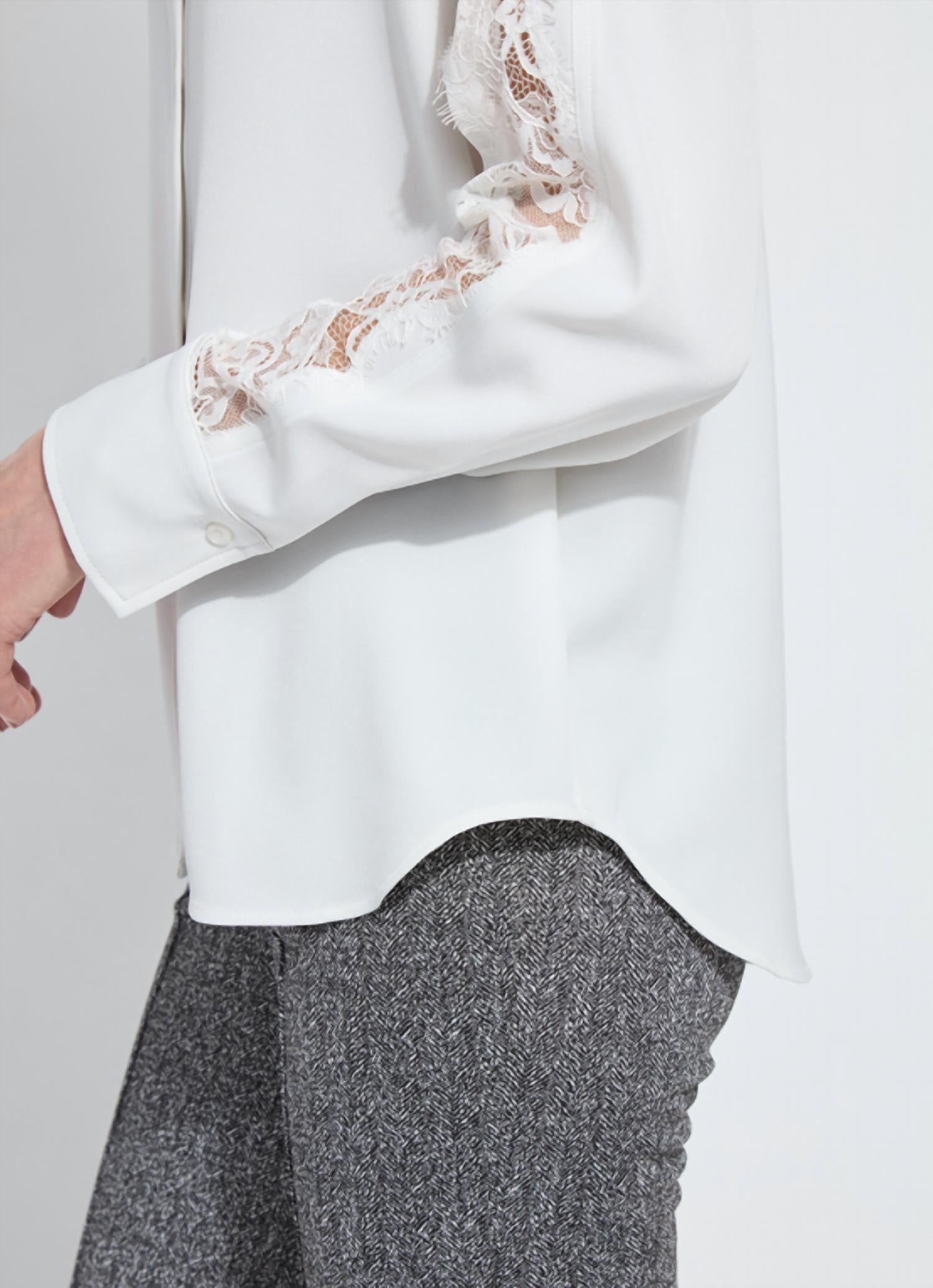Lysse - Natasha Lace Trim Shirt