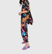ALEMBIKA Laguna Oversized Trapeze Top in bloom - women's blouse - view 4