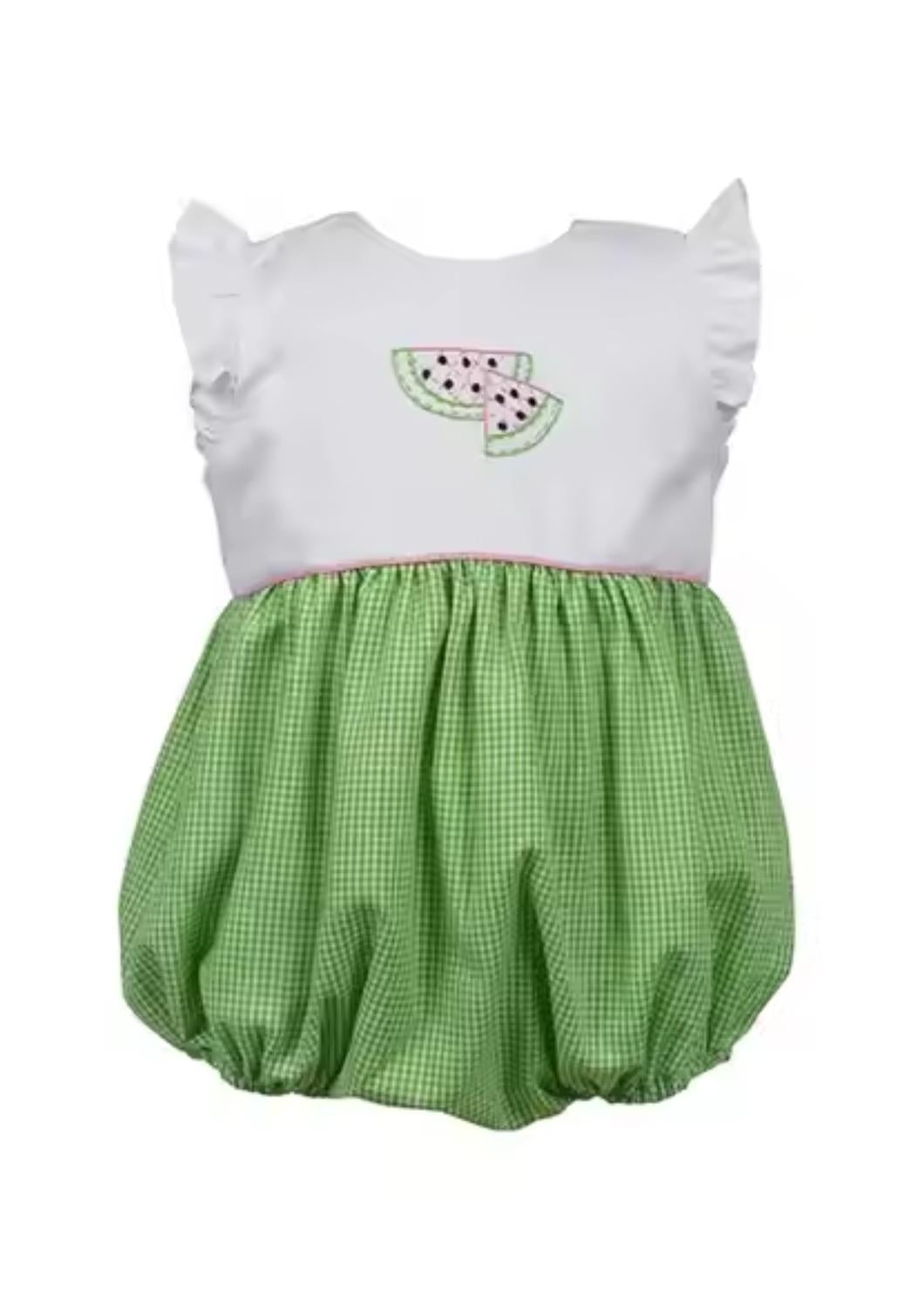 The Proper Peony - Baby Girl's Winnie Watermelon Bubble One Piece