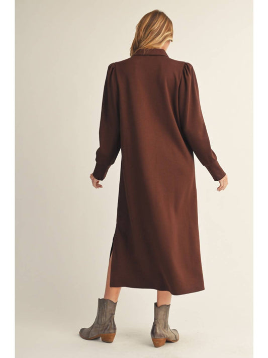 Jodifl - Umber Knit Colored Dress